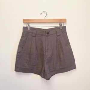 American Apparel Linen Shorts